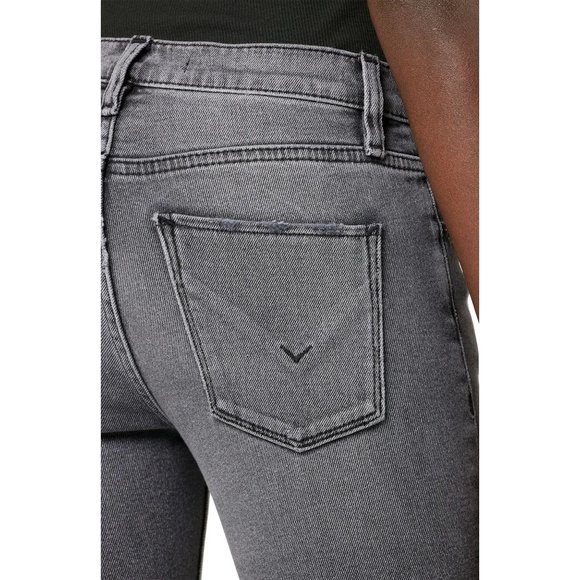 HUDSON JEANS Nico Ripped Super Skinny Ankle Jeans - Ghost Town - Picture 2 of 5